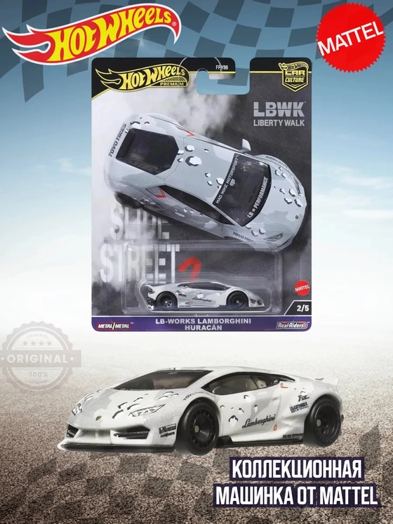 Машинка Хот Вилс Премиум Lamborghini Huracan FPY86 HKC84