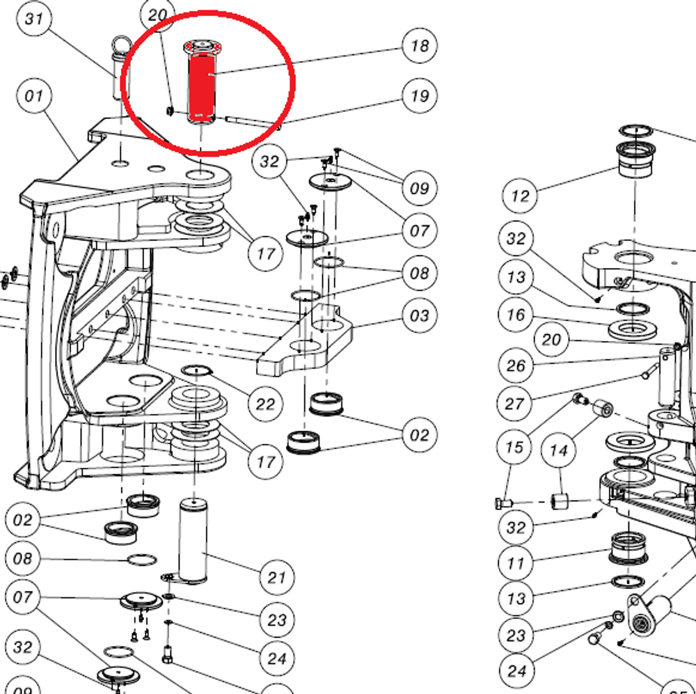 Палец 5420815 MST542 Турция