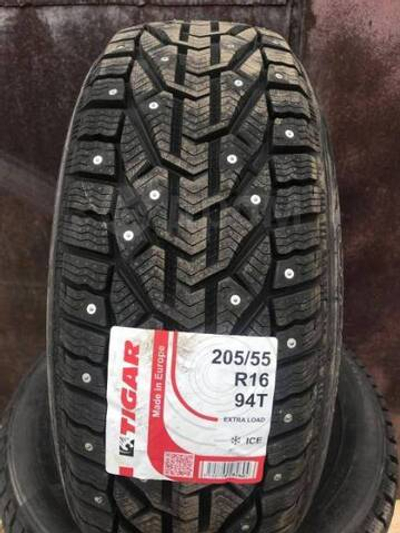Зимняя автошина 205/65R16 Tigar ICE 99T шип.