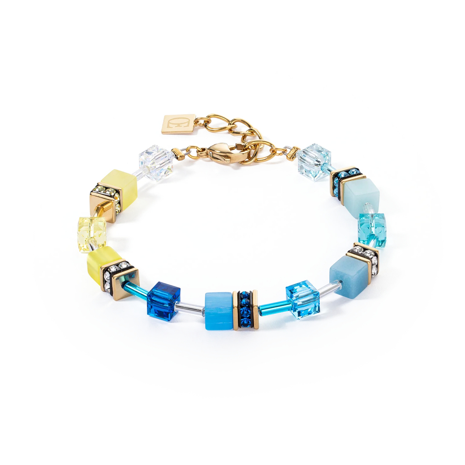 Браслет Coeur de Lion Turquoise-Yellow 2838/30-0601