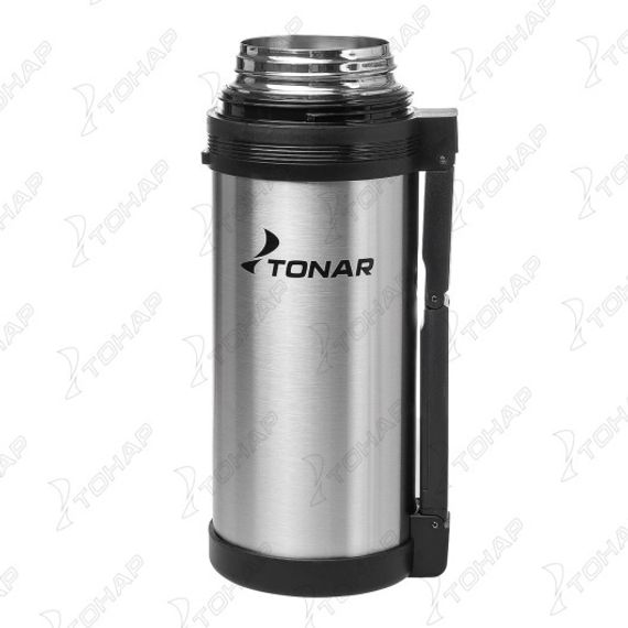 Термос TONAR 1500ML HS.TM-012 (дополн.пласт.чашка, скл.ручка, ремень)
