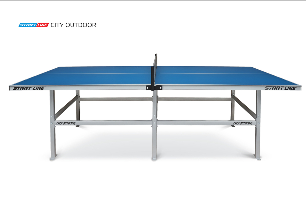 Стол теннисный City Всепогодный с сеткой Синий