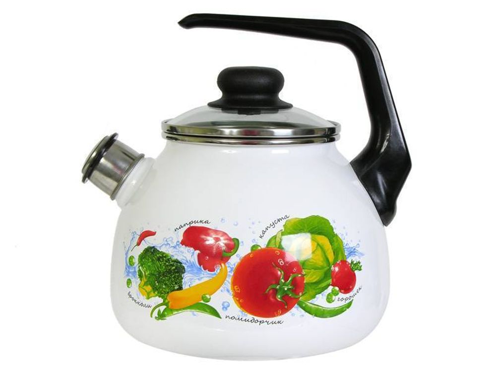 Чайник 3л со свистком "Овощной фреш"