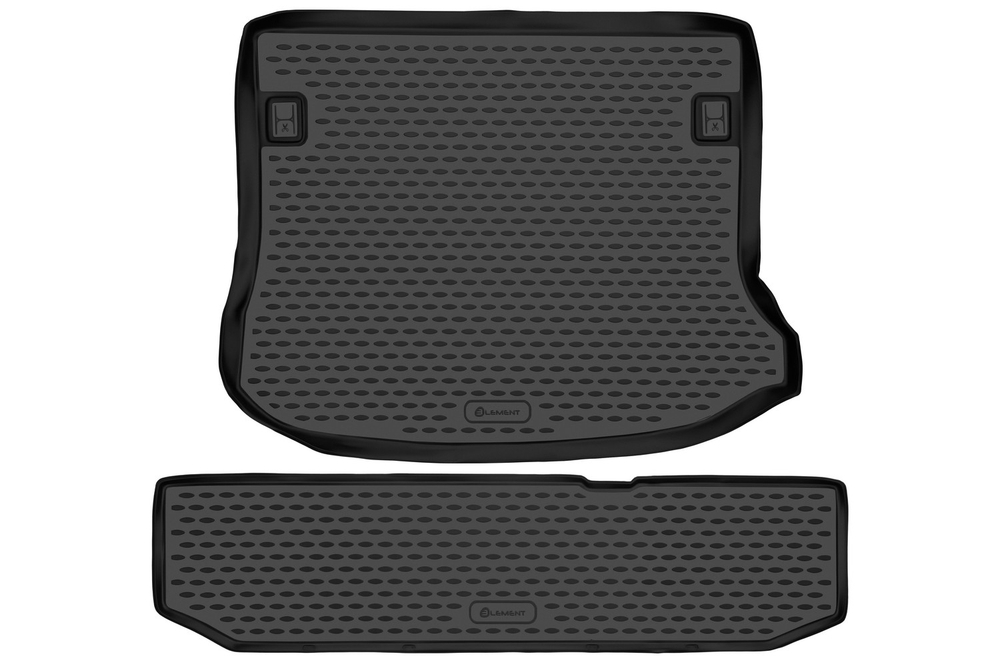 Коврик в багажник для LADA Largus, 2012- универсал 5 мест. (комплект 2 шт) NLC.52.27.B12