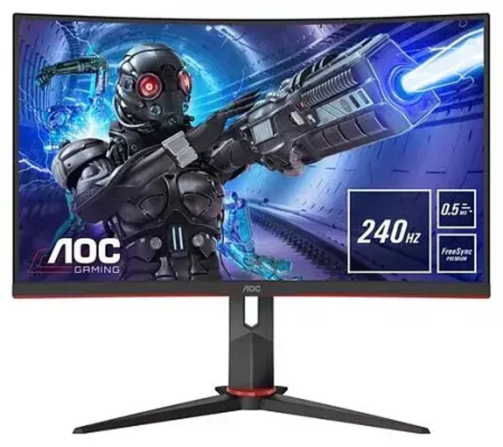 Изогнутый профессиональный игровой монитор 27" AOC (C27G2ZE/BK)