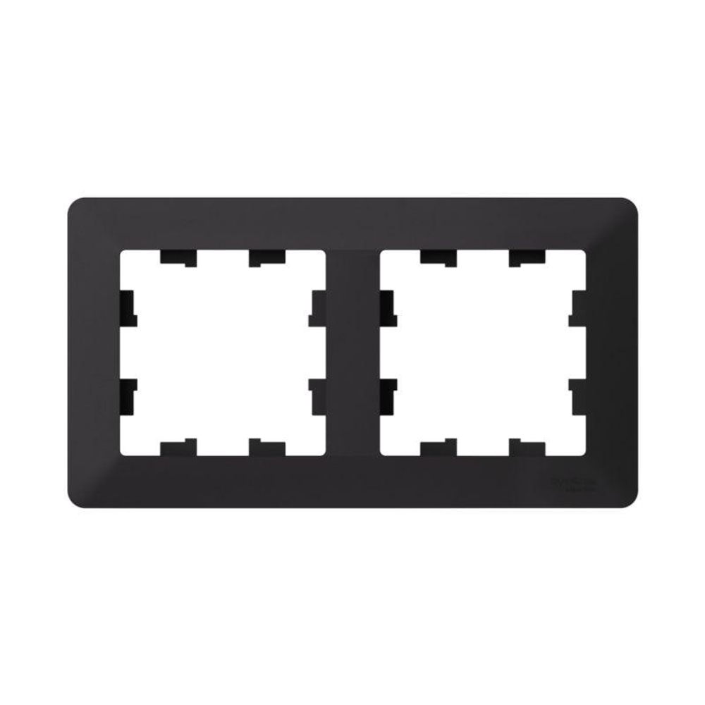 Рамка 2-м AtlasDesign Air карбон/дым. черн. SE ATN221002