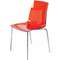 Стул X-Treme S прозрачный красный