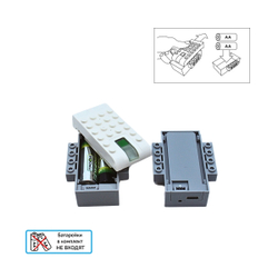 Смартхаб WeDo 2.0 с аккумулятором и отсеком для батареек 45301