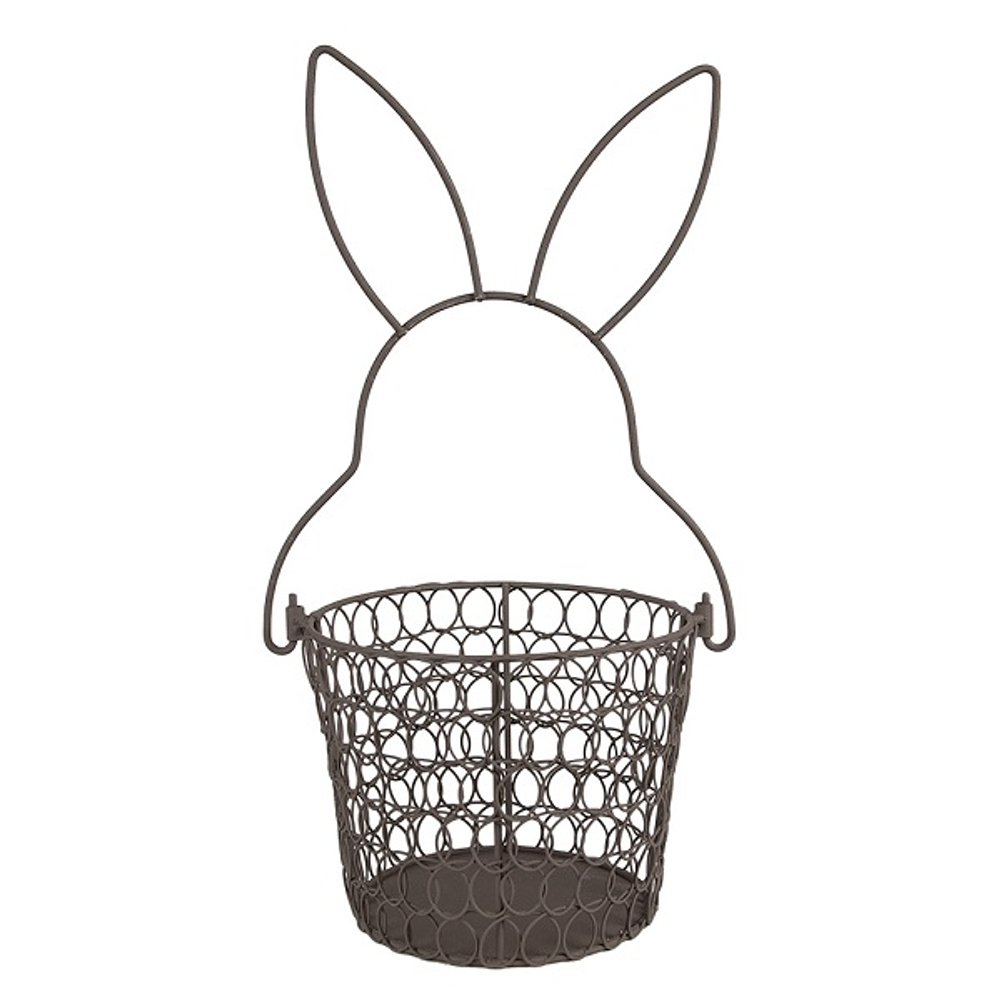 Корзинка декоративная "Кролик" Ø 15x34см