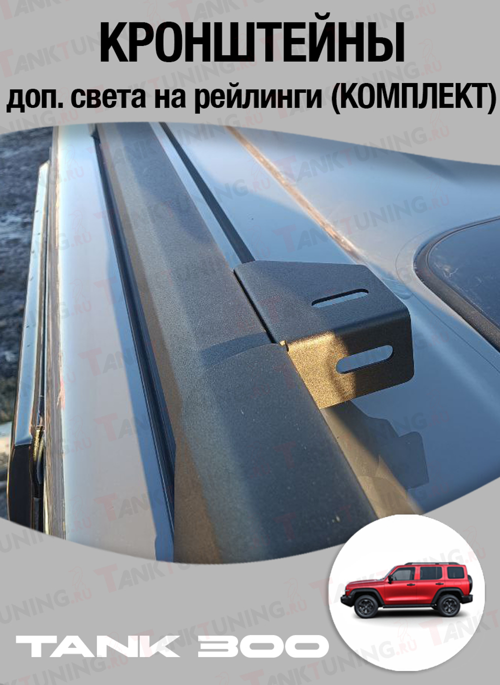 Tank300 Кронштейны дополнительного света на рейлинги
