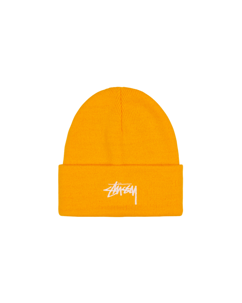 Stüssy Шапка-Бини Stock С Манжетами, Желтая