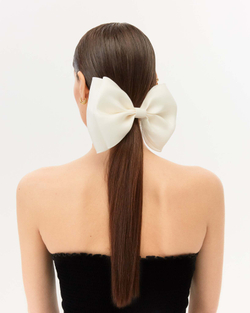 Бант классический белый L