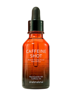 ShaiShaiShai Caffeine Shot Blemish Toning Serum сыворотка для лица с ниацинамидом и кофеином против отеков