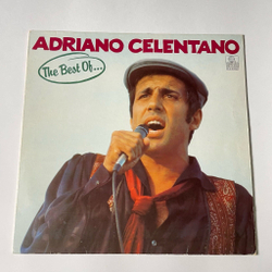 Винтажная виниловая пластинка LP Adriano Celentano The Best Of (Germany 1979) Azzurro