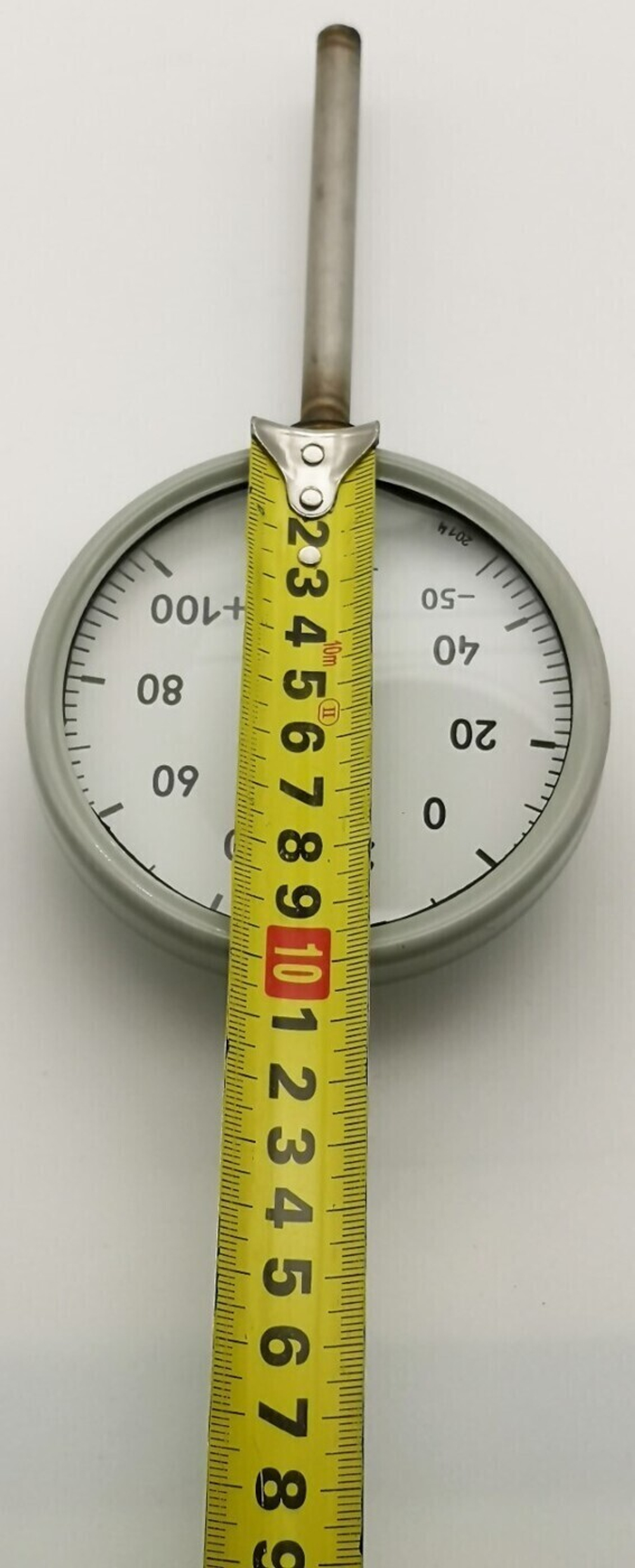 Термометр биметаллический ТБ-2Р (-50+100) 100 мм 1.5 G1/2 радиальный