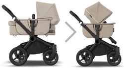 Коляска Bugaboo Donkey 5 Mono Complete 2 в 1 Black/Desert Taupe-Desert Taupe