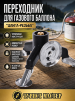 Переходник-подставка для газовой горелки (цанга -> резьба)