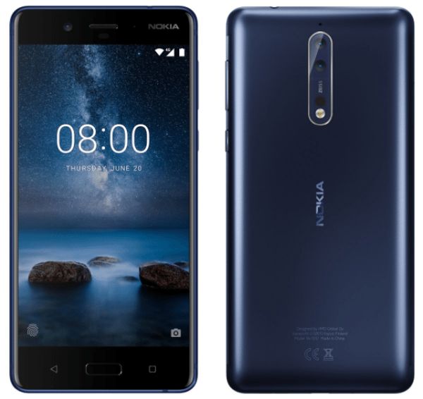 Nokia 8 64GB Dual (4GB RAM) Tempered Blue TA-1004