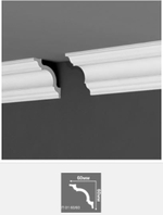 Плинтус потолочный Де-Багет П 01 60/60