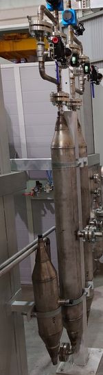 Ресивер 24846.00.100 (15 литров) - Емкость сварная из нержавеющей стали 12Х18Н10Т, объемом 16,5 литра, рабочее давление до 5 МПа, три выхода G3/4"