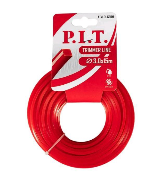 Леска для триммера 3.0мм*15м (квадрат, карт.уп) ATML01-S30M  P.I.T