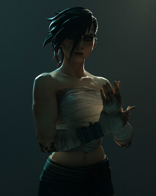 Вай Аркейн Vi Arcane League of Legends