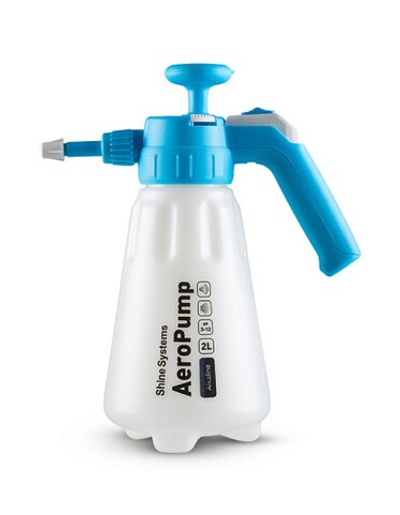 Shine Systems AeroPump Alkaline - пенно-эмульсионный помповый распылитель для щелочных составов, 2л
