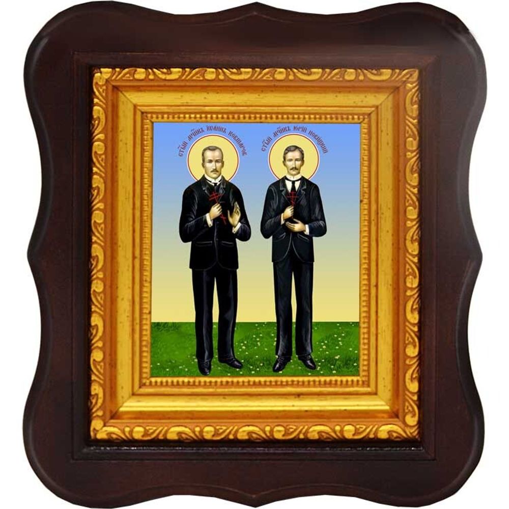 Иоанн Ковшаров и Юрий Новицкий святые мученики. Икона на холсте
