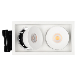 Светильник CL-SIMPLE-S148x80-2x9W Day4000 (WH, 45 deg) (Arlight, IP20 Металл, 3 года) 028150