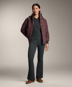 Oysho Куртка из рельефной ткани на молнии, темно-серый