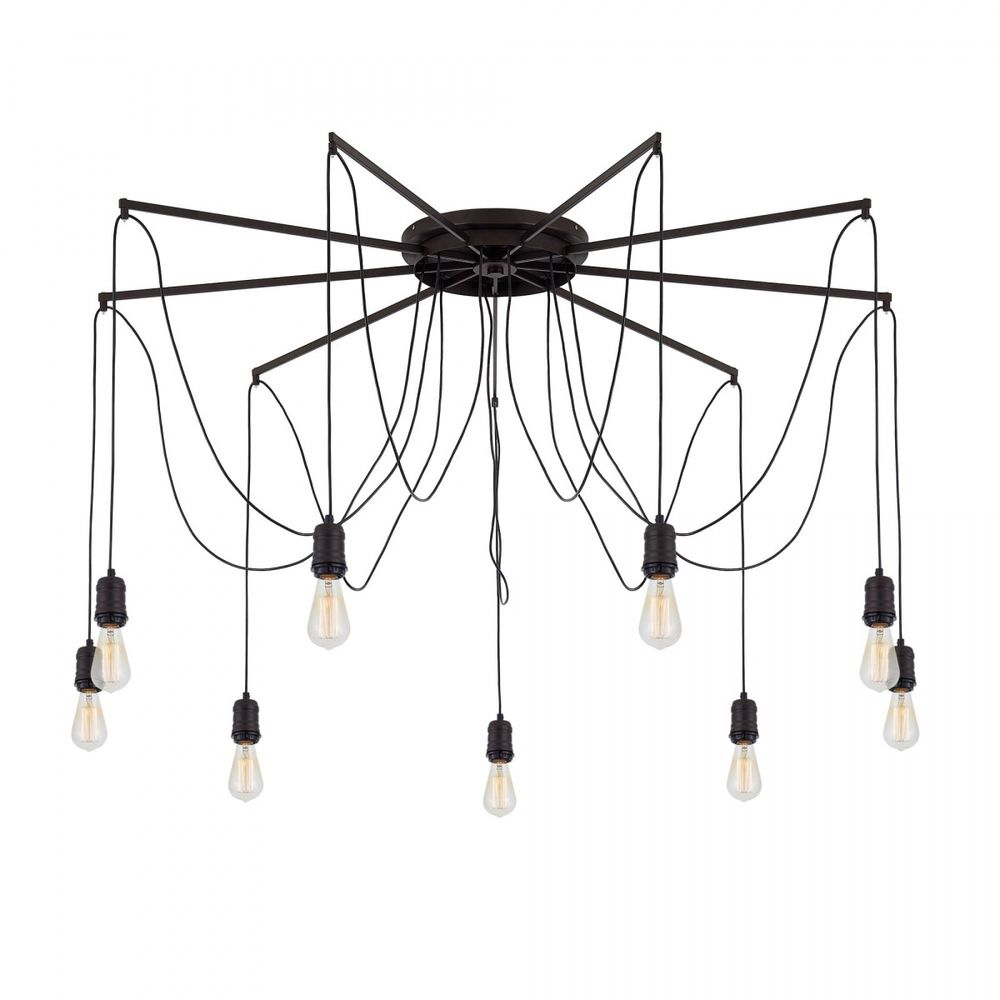 Citilux Эдисон CL451292 Люстра паук Венге