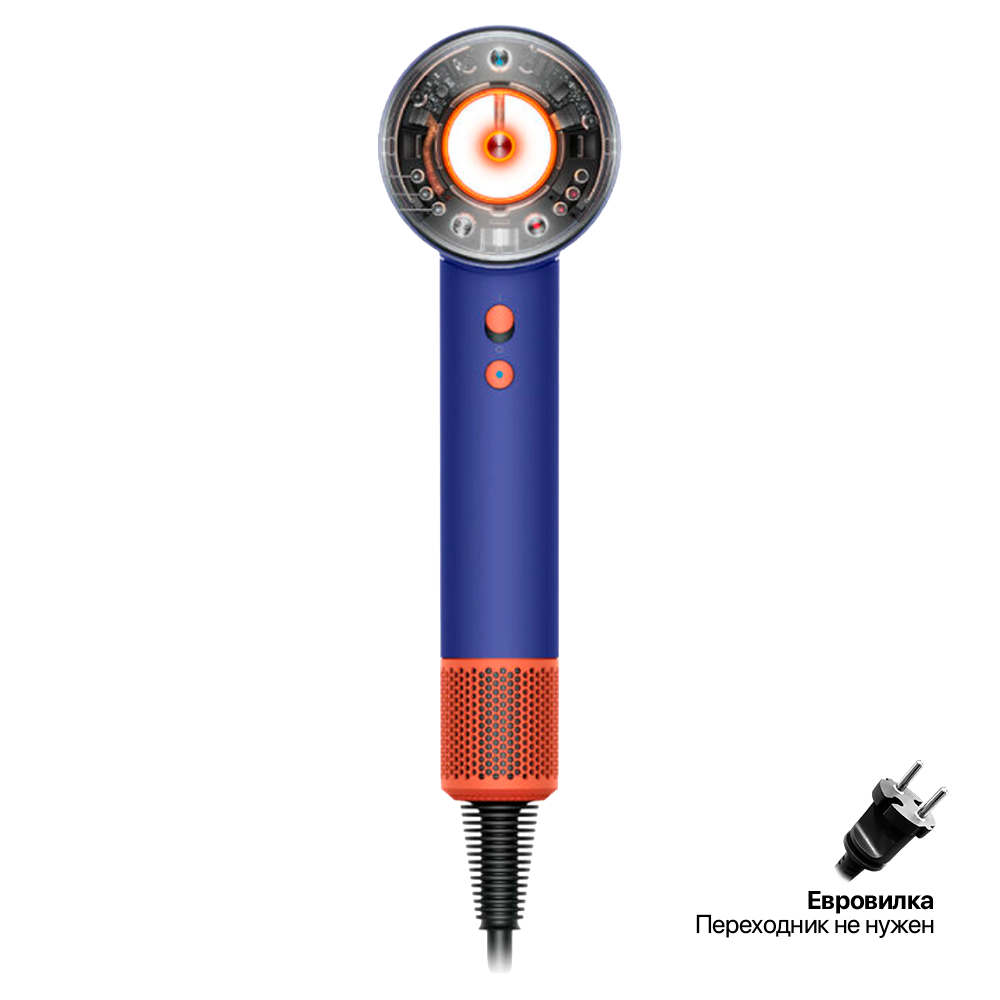 Фен Dyson Supersonic HD16 Nural, Vinca Blue / Topaz Orange, EU