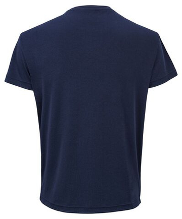 Футболка для мальчика теннисная Tecnifibre Team Corpo Junior - marine