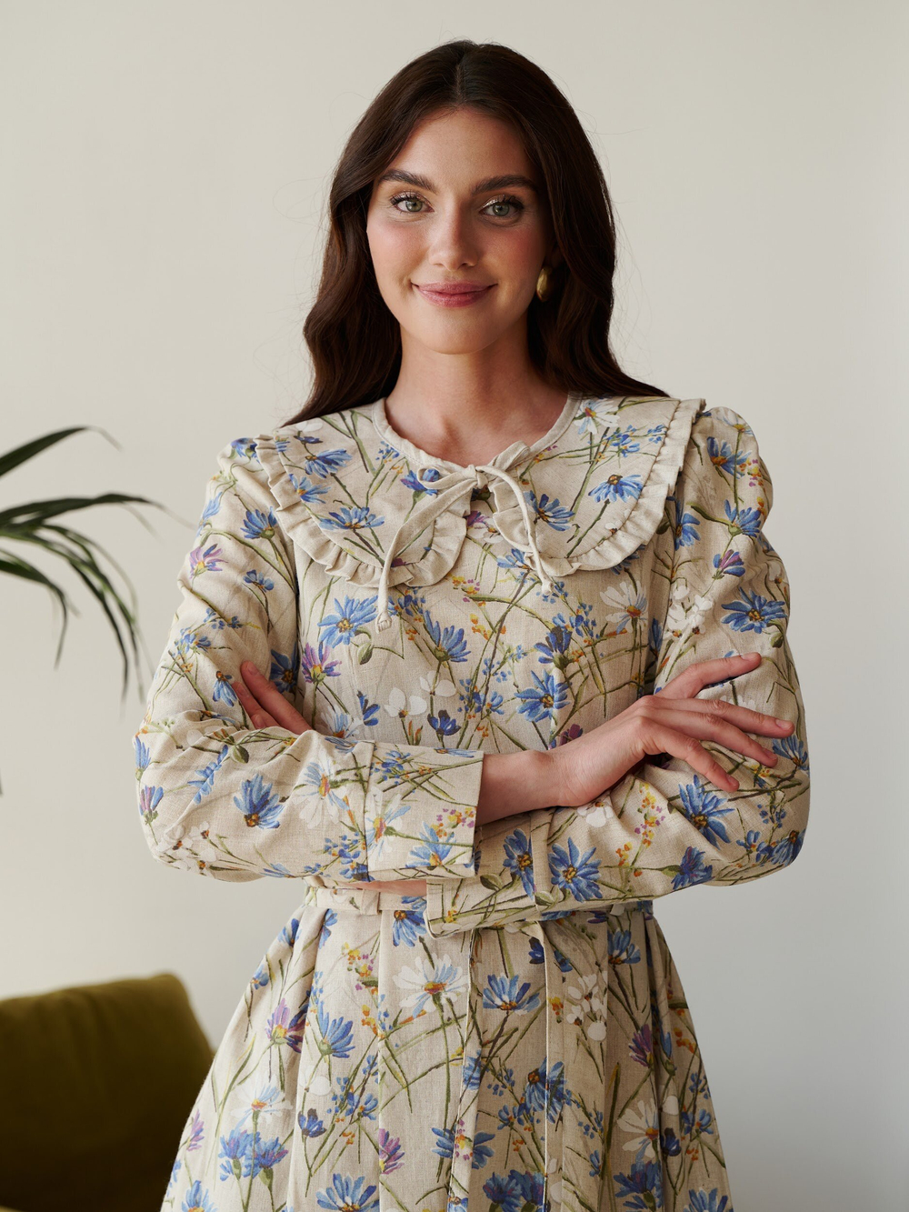 Платье с рукавом длинное