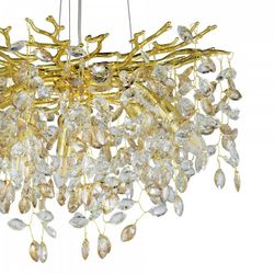 Подвесная люстра LUMINA DECO Brevia LDP 8027-600 GD