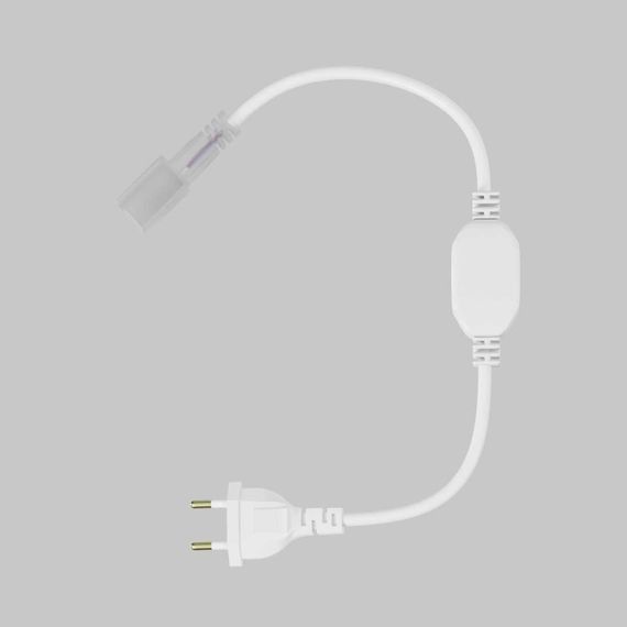 Коннектор питания с сетевой вилкой для гибкого неона 220В 25х13 мм Maytoni Led Strip 201236