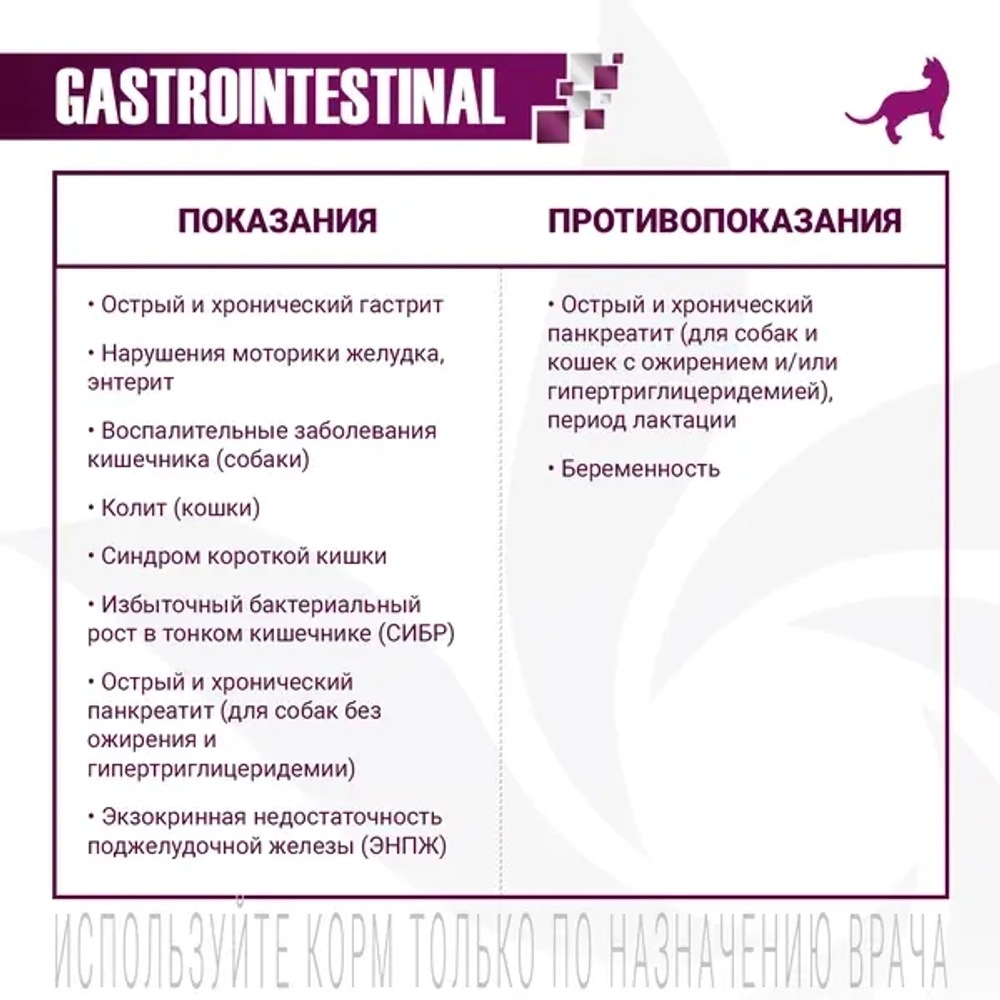 Ветеринарная диета Monge VetSolution Cat Gastrointestinal гастро интестинал для кошек при заболеваниях ЖКТ 100 г