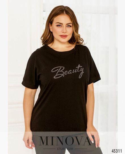 Футболка 2274-черный Minova Фото 2