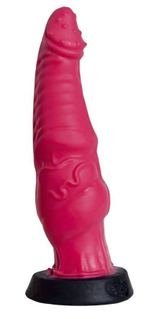 Красный фаллоимитатор Гиппогриф mini - 18 см. (Цвет: красный)