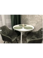 Стол кухонный обеденный круглый раздвижной 90х90х75,5 см