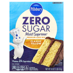 Pillsbury, Moist Supreme®, без сахара, смесь для приготовления тортов премиального качества, классический желтый, 454 г (16 унций)