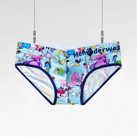 Мужские трусы брифы голубые PUMP! MP295-17