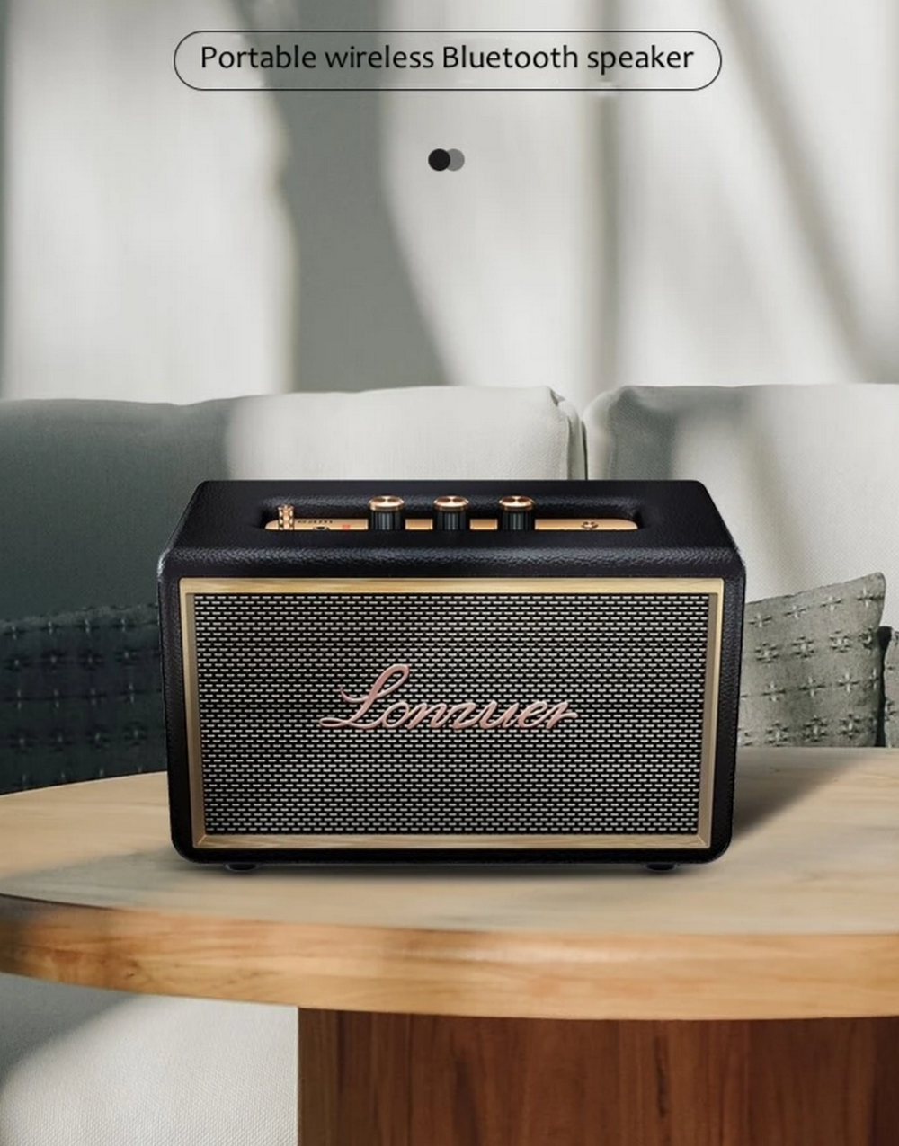 Беспроводная колонка Lonzuer Dream 60W Retro