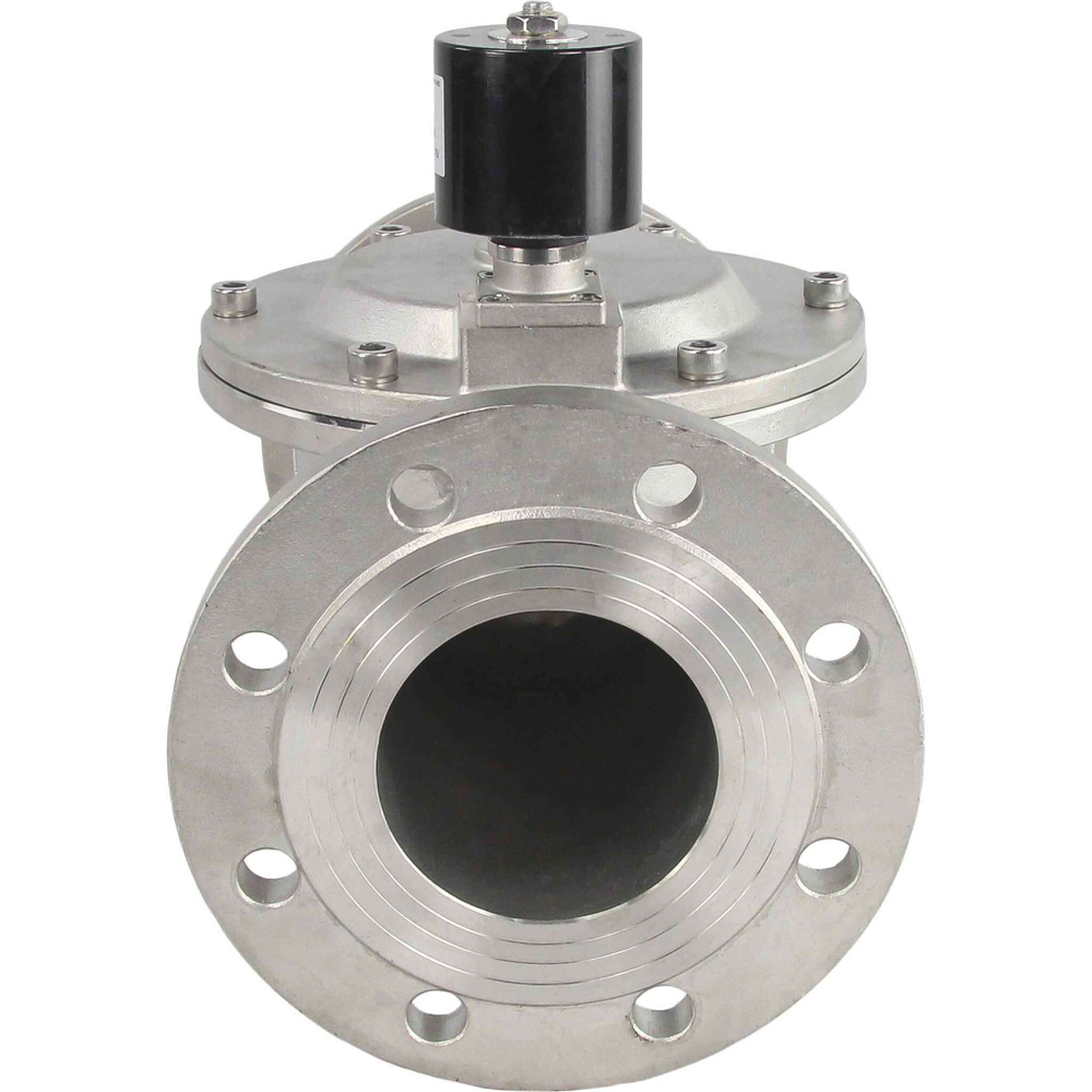 Two way normally closed indirect acting electric solenoid valve Elephant VSF-601V-PU-NC VITON 110/220V, body material - stainless steel AISI 304, seal - Viton