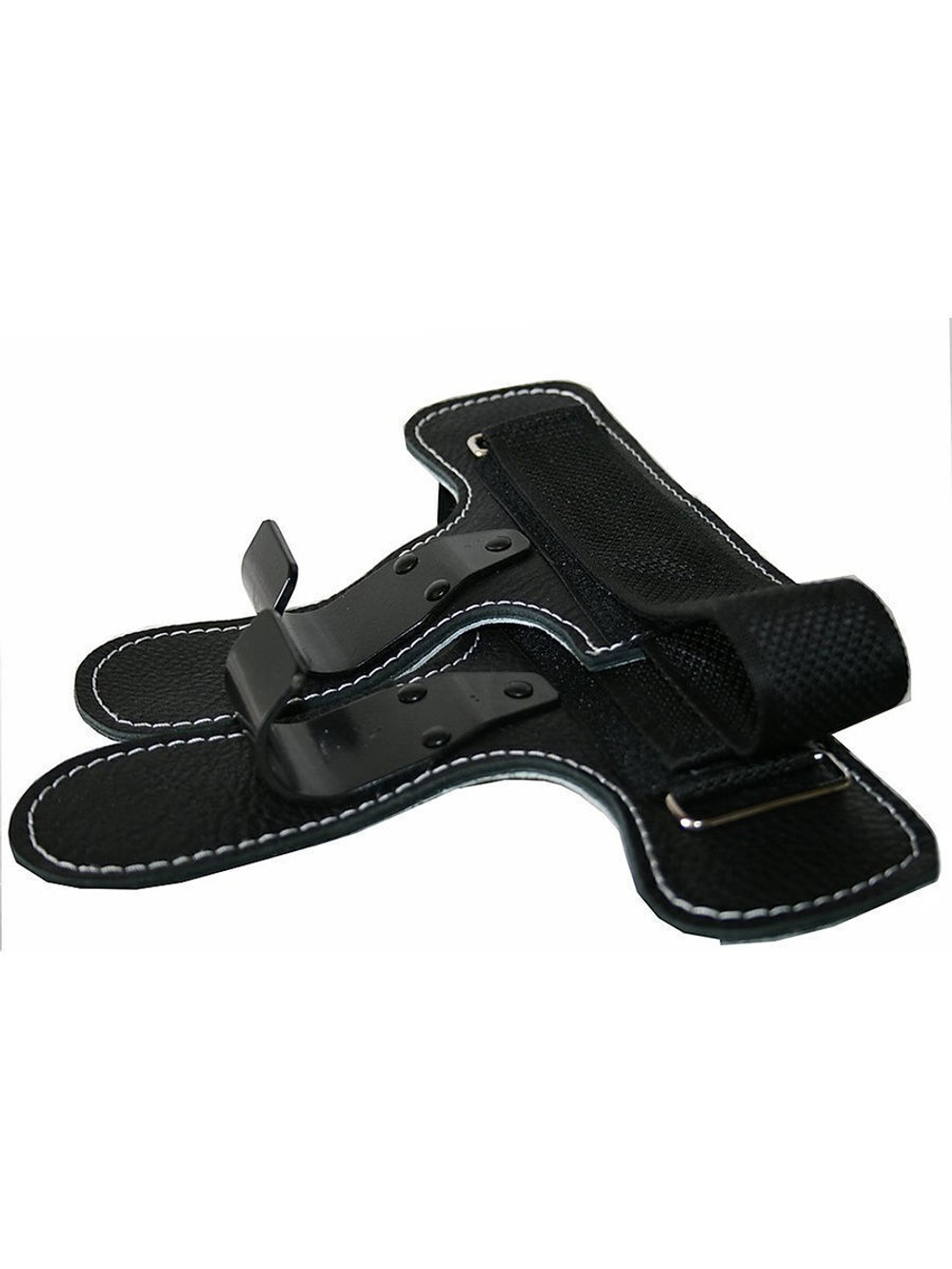 Крюки для турника и штанги ReKoy FG006, крюки для тяги, кожаные
