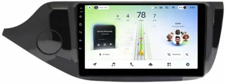 Магнитола для KIA Ceed 2 JD 2012-2018 (рамка глянцевая) - Teyes CC4L монитор 9" IPS на Android 14, Snapdragon 662, CarPlay, 4G SIM-слот