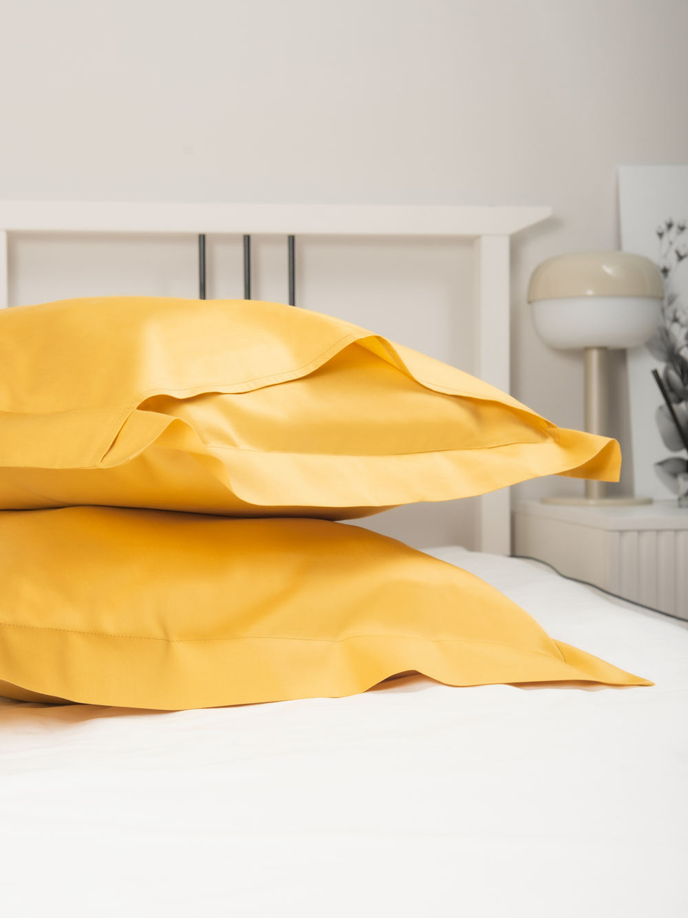 SERENITY 2 наволочки, сатин желтый