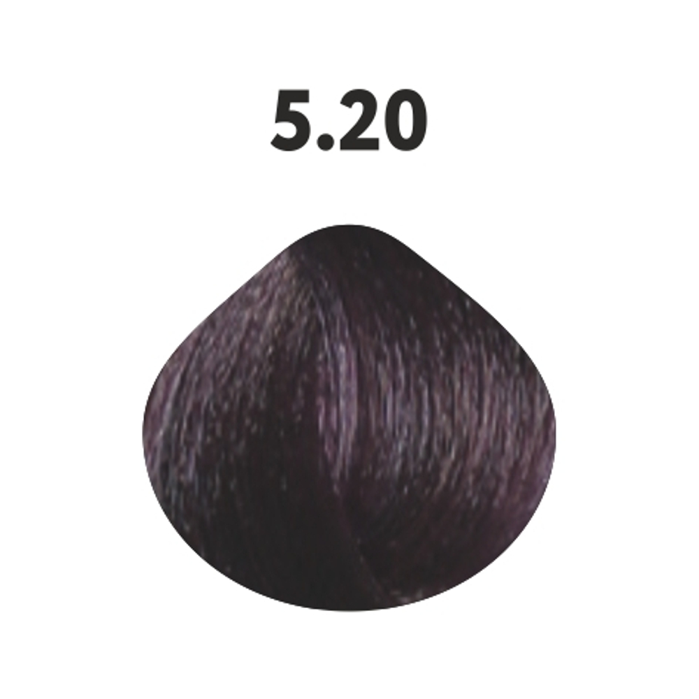 5.20 крем-краска KAARAL Baco Color Collection светлый фиолетовый каштан - 100 мл.