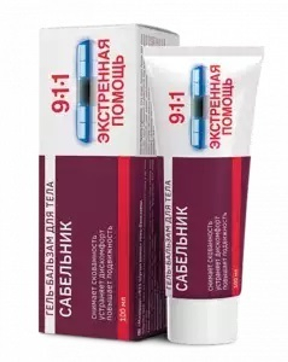 Гель-бальзам для тела при боли в суставах и мышцах «Сабельник» 100мл