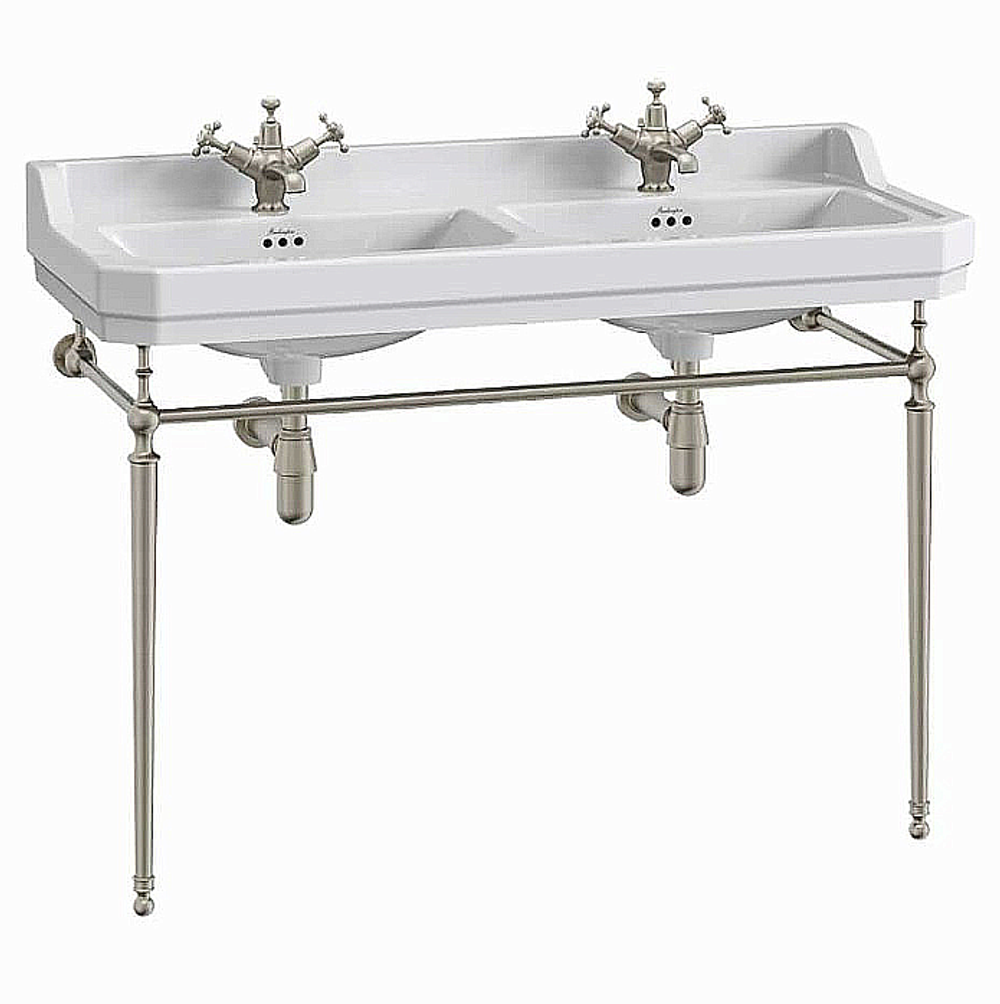 Консоль с раковиной Burlington Edwardian B21 1TH 120 хром